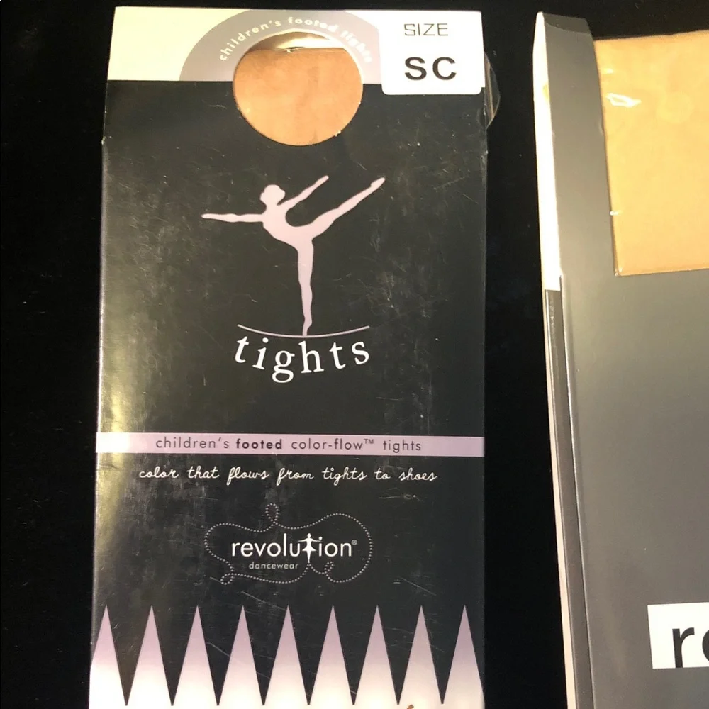 Revolution Dancewear Childs Tights Small (2)